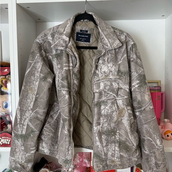 Abercrombie & Fitch Green Camouflage Field Jacket - Picture 2 of 7